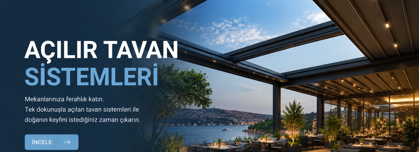 Açılır Tavan Sistemleri slider görseli 1